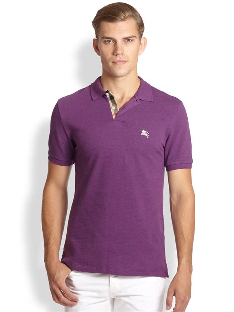 burberry classic pique polo|Men’s Designer T.